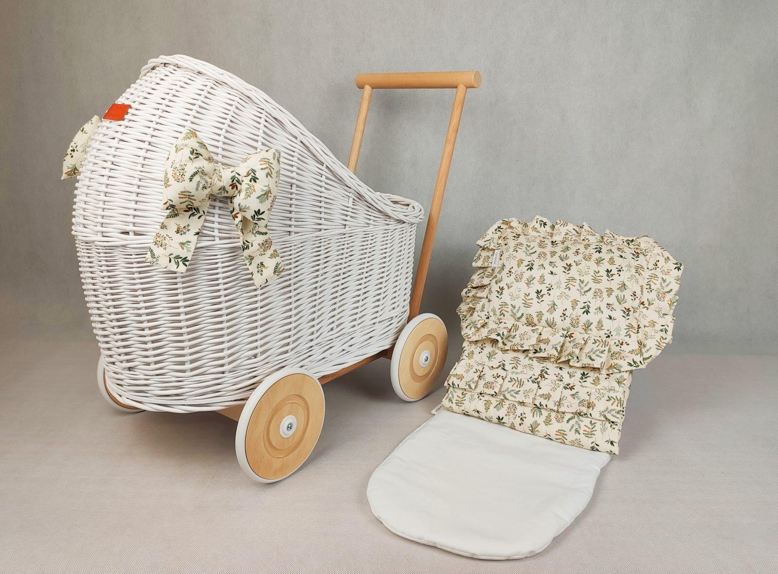 Wicker doll outlet pram